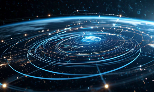 Orbital mechanics diagram and mission planning interface